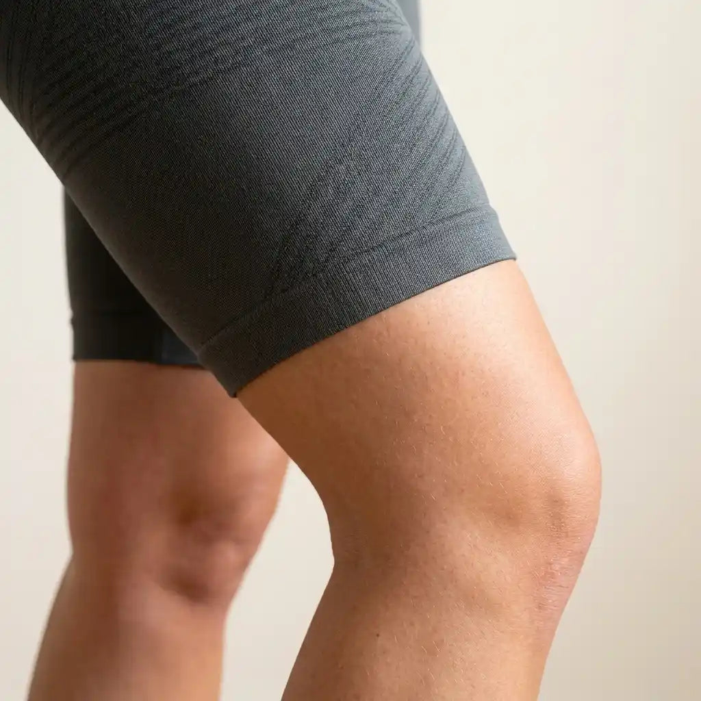 CelluMove Shorts Beinabschluss getragen, greift ohne Abdrücke